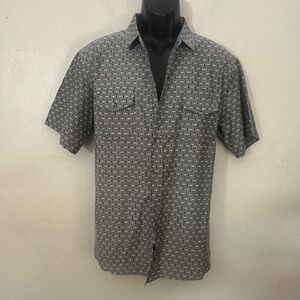 Verdo Linen Blend Short Sleeve Shirt Large Gently worn 55% linen / 45% cotton